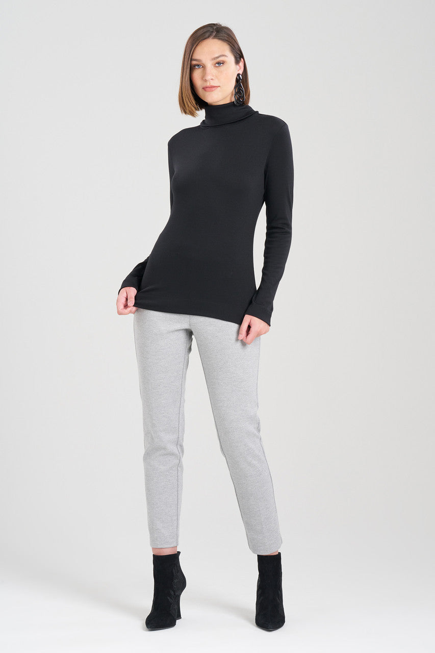 Natori Buy Layering Jersey Turtleneck Top in Black Online