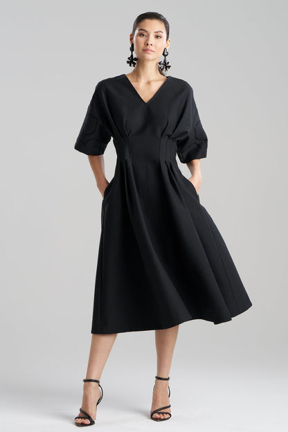 Natori Canvas Cotton Embroidered Dress