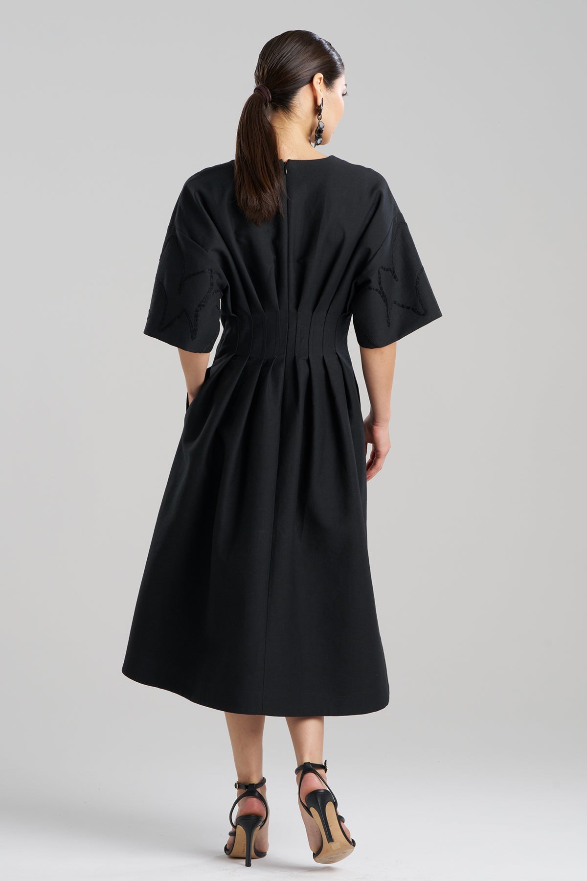 Natori Canvas Cotton Embroidered Dress