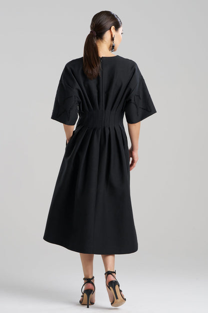 Natori Canvas Cotton Embroidered Dress