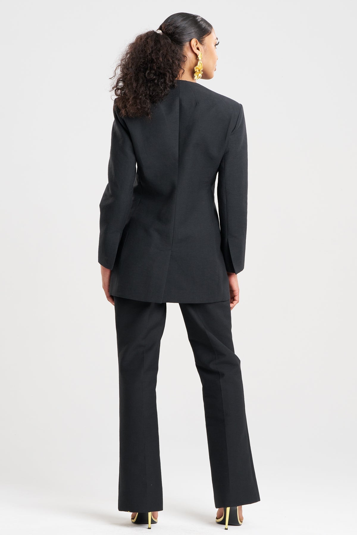 Natori Canvas Cotton Embroidered Jacket
