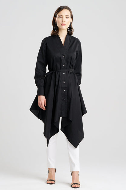 Natori Cotton Poplin Handkerchief Tunic
