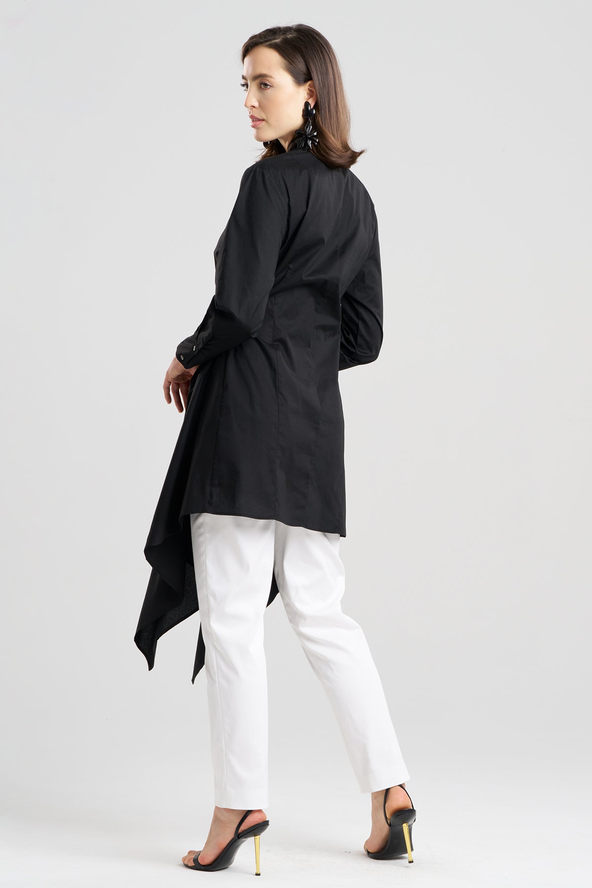 Natori Cotton Poplin Handkerchief Tunic
