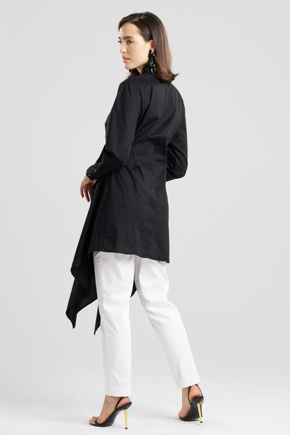 Natori Cotton Poplin Handkerchief Tunic