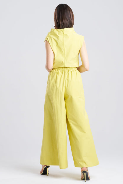 Natori Tech Cotton Taffeta Palazzo Pants