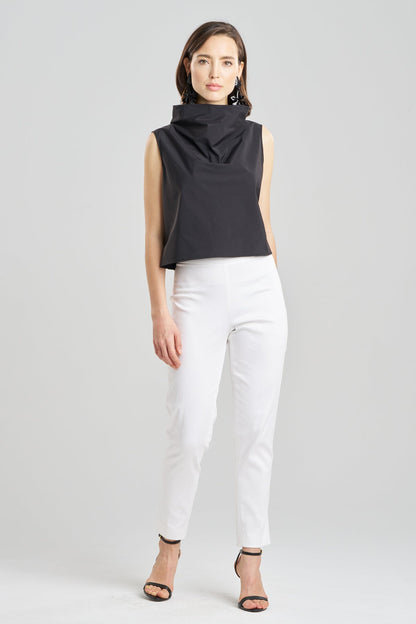 Natori Buy Techno Poplin Cowl Top in Black Online