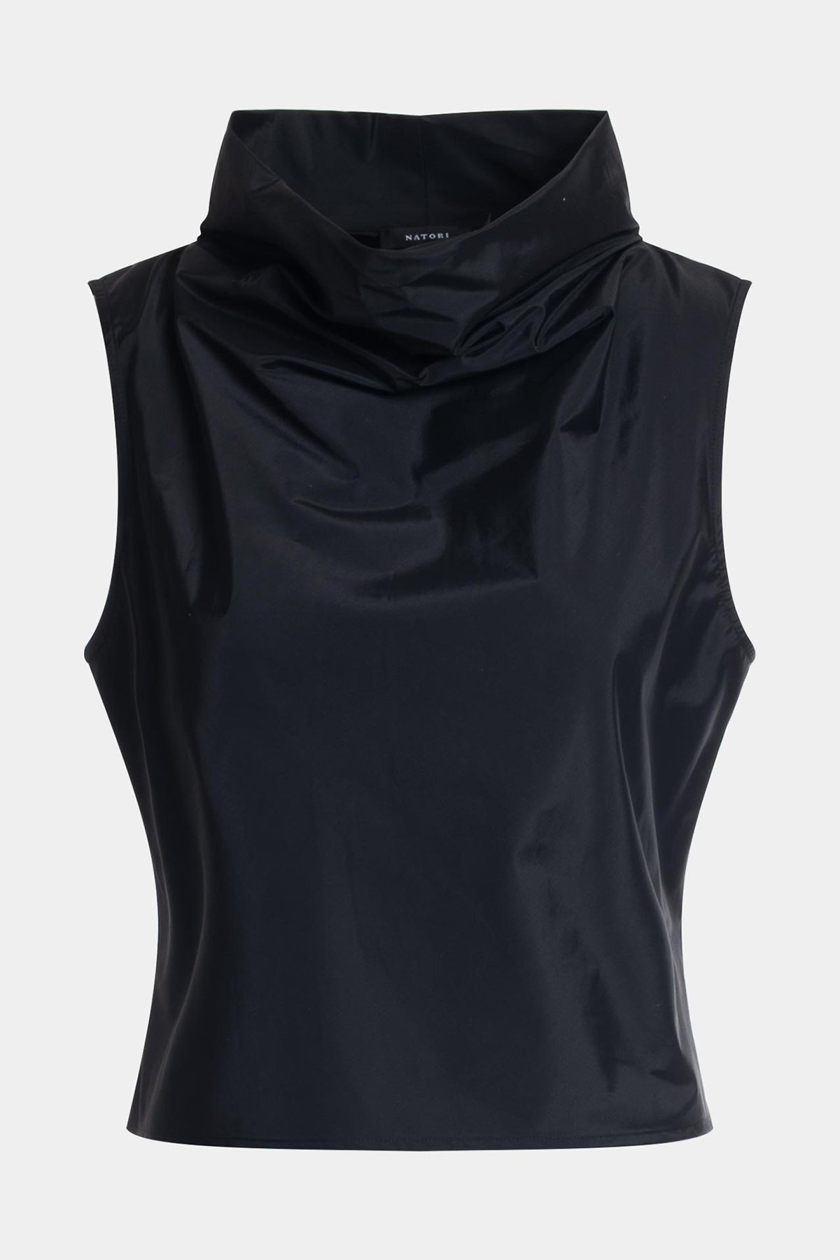 Natori Buy Techno Poplin Cowl Top in Black Online