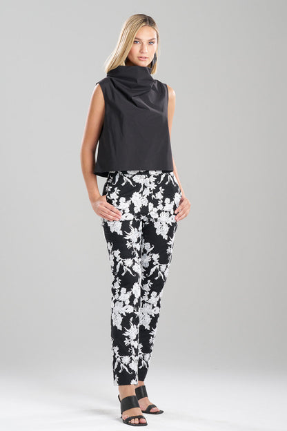 Natori Buy Techno Poplin Cowl Top in Black Online