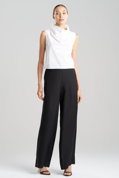 Natori Buy Techno Poplin Cowl Top in White Online