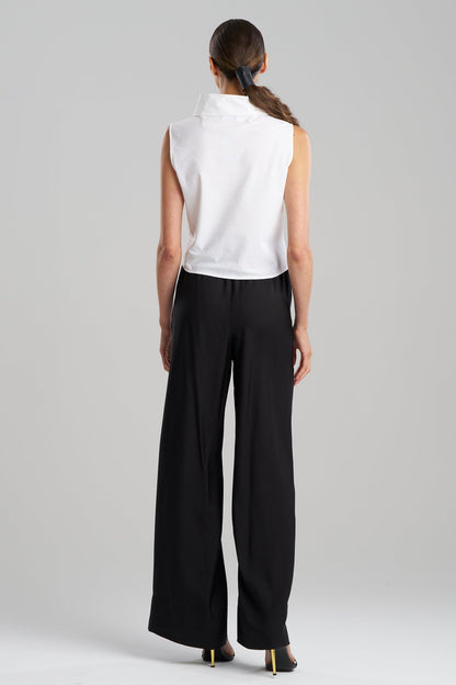 Natori Buy Techno Poplin Cowl Top in White Online