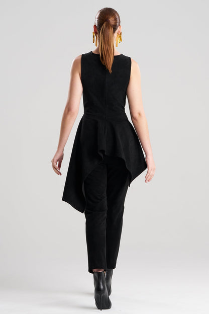 Natori Vegan Luxe Suede Cascade Top