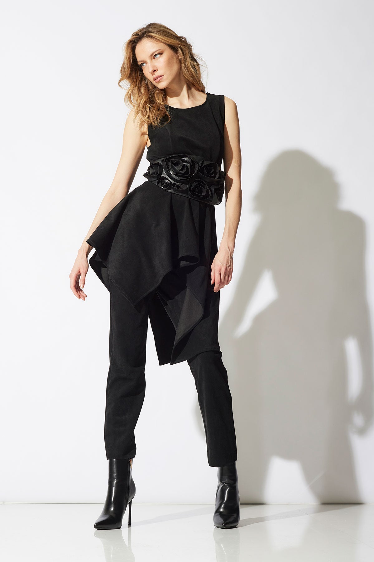 Natori Vegan Luxe Suede Cascade Top