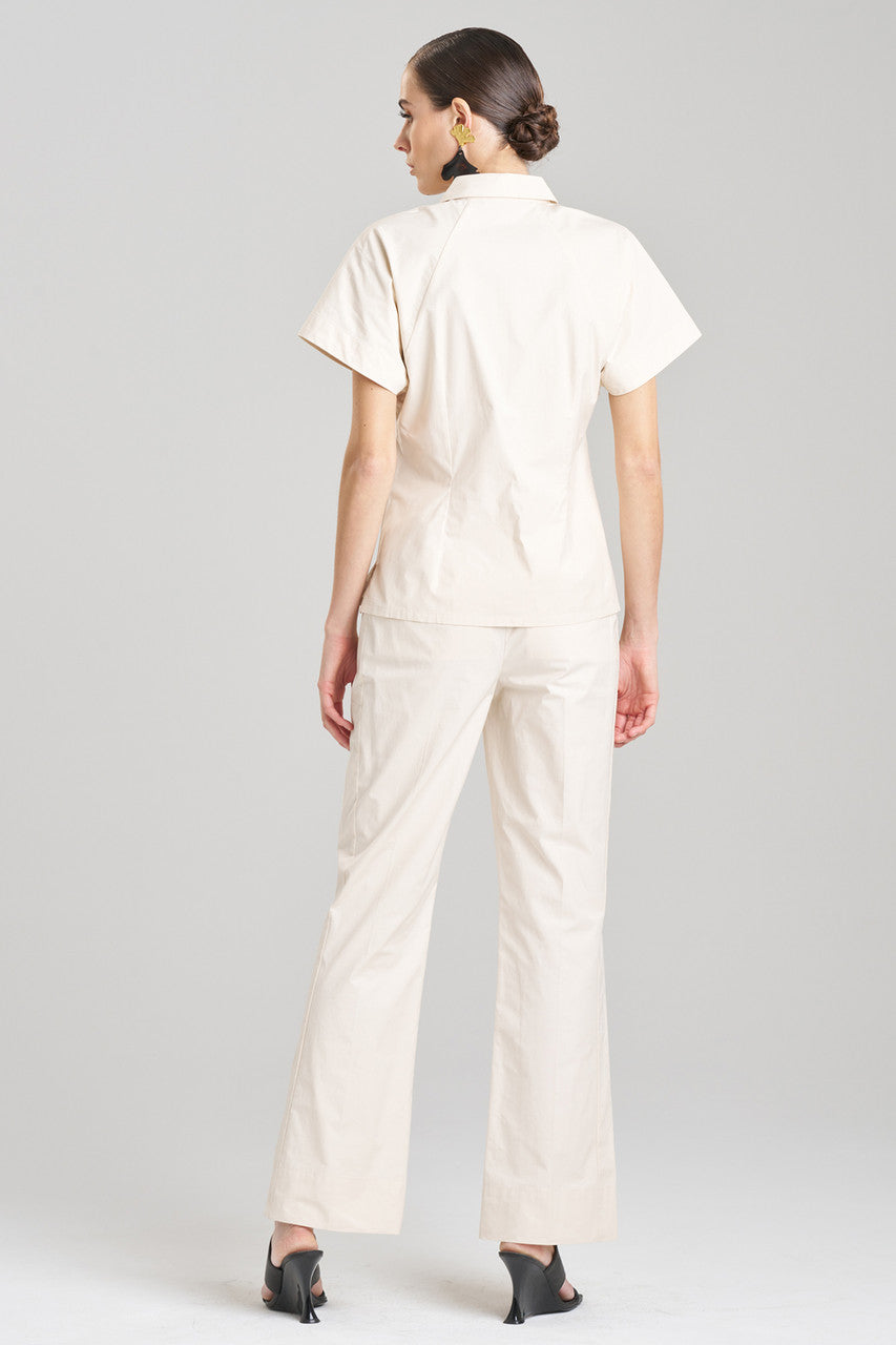 Natori Buy Techno Poplin Shirt in Cream Online