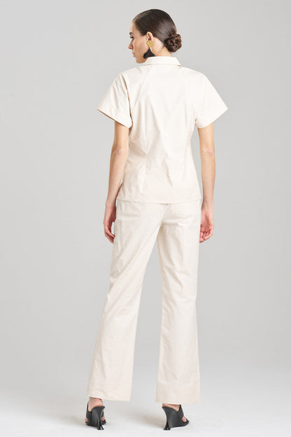 Natori Buy Techno Poplin Shirt in Cream Online