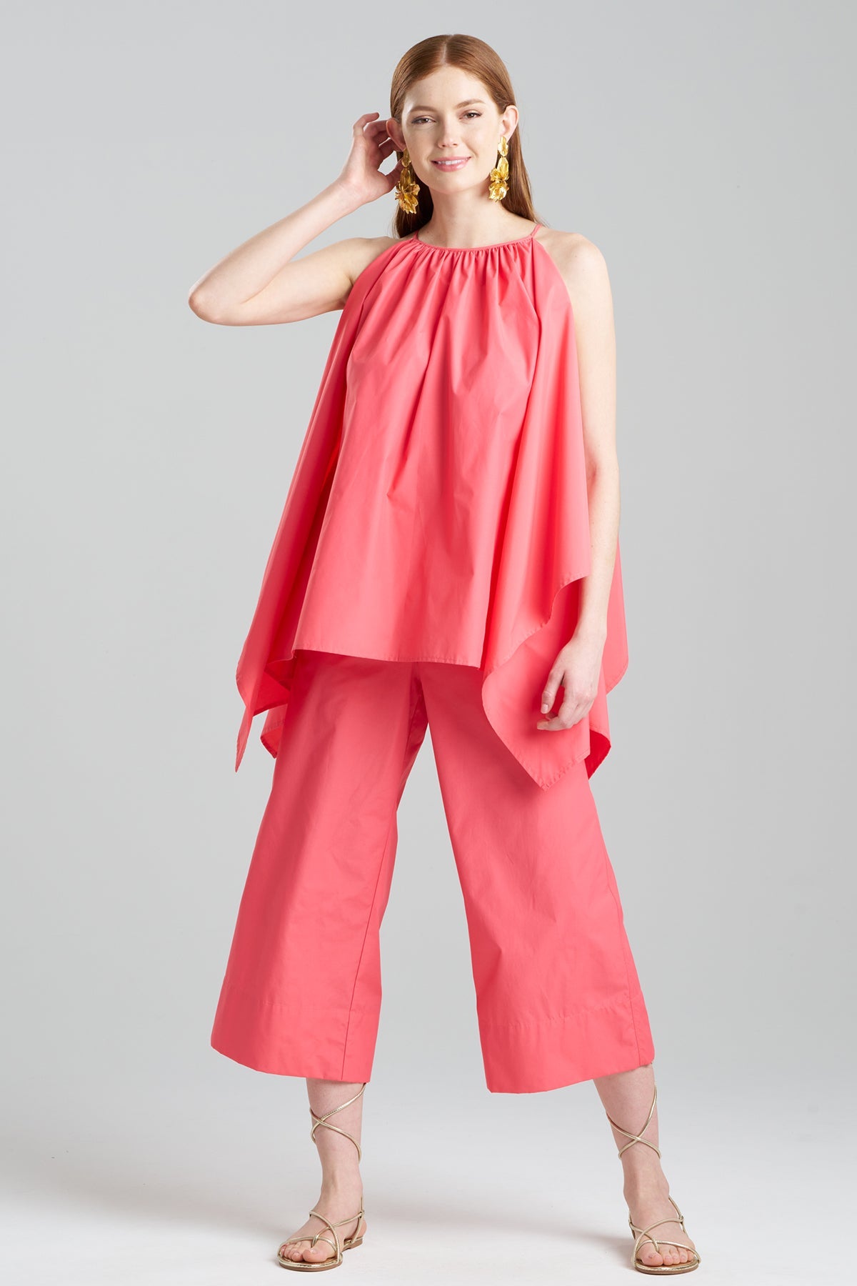 Natori Techno Poplin Handkerchief Top