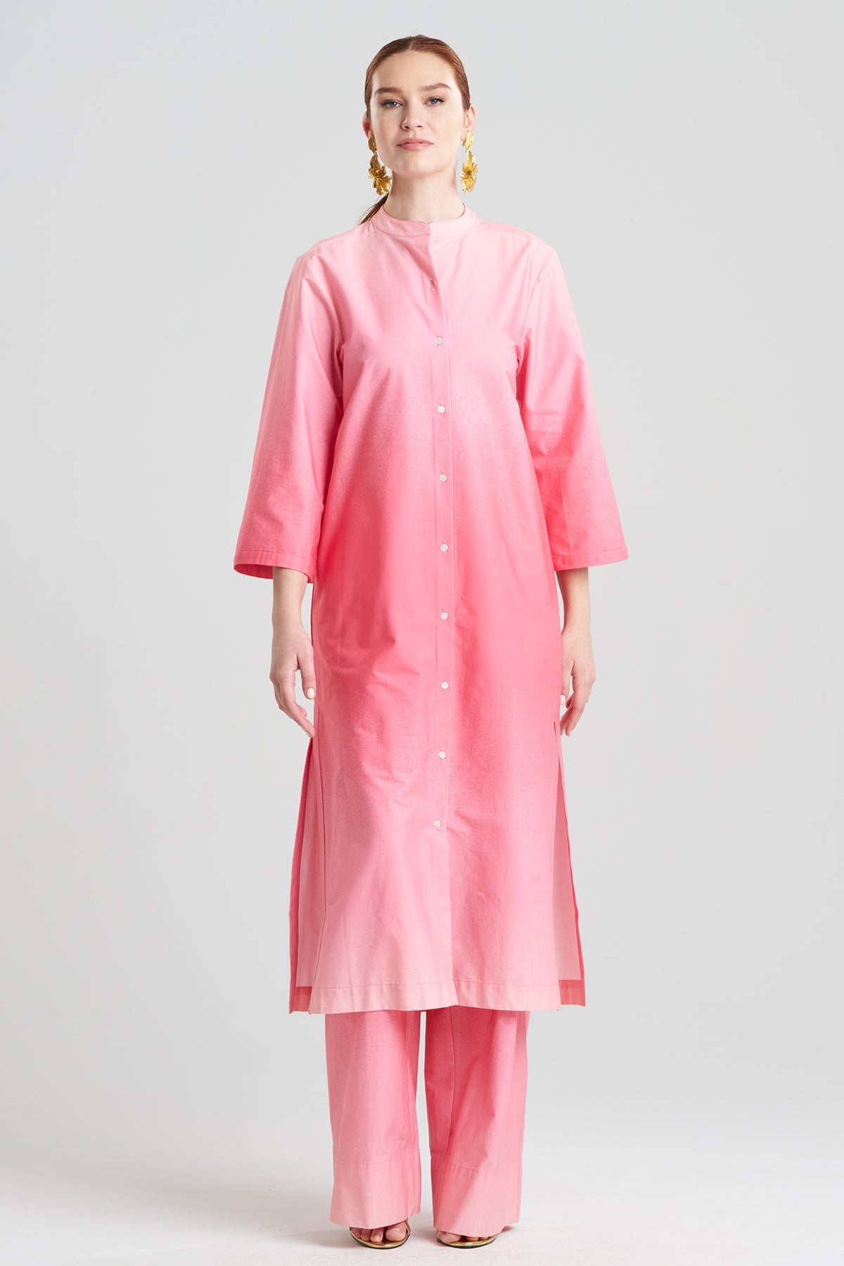 Natori Akari Cotton Mandarin Tunic