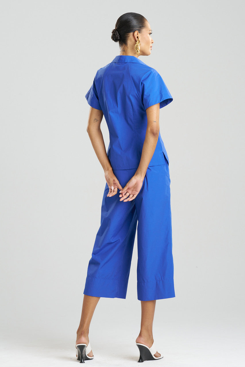 Natori Buy Techno Poplin Shirt in Cobalt Online