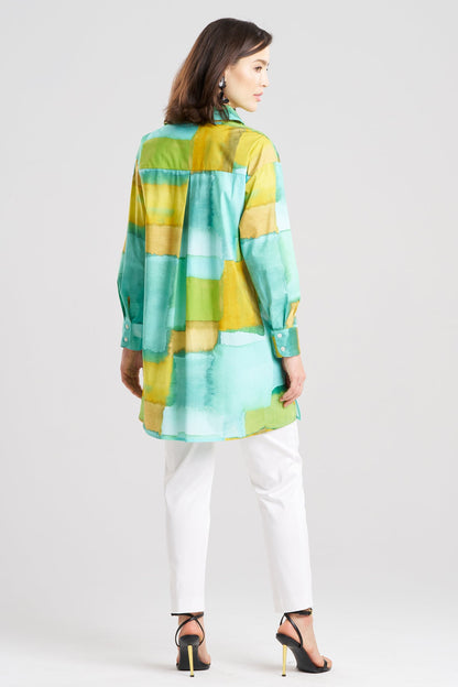 Natori Chiyo Cotton Oversized Shirt