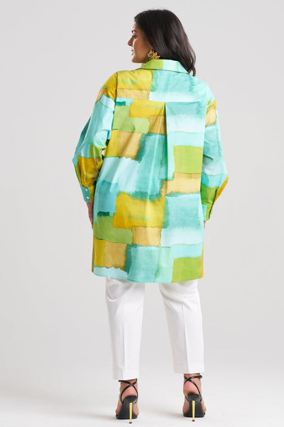 Natori Chiyo Cotton Oversized Shirt