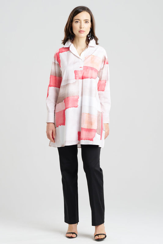 Natori Chiyo Cotton Oversized Shirt
