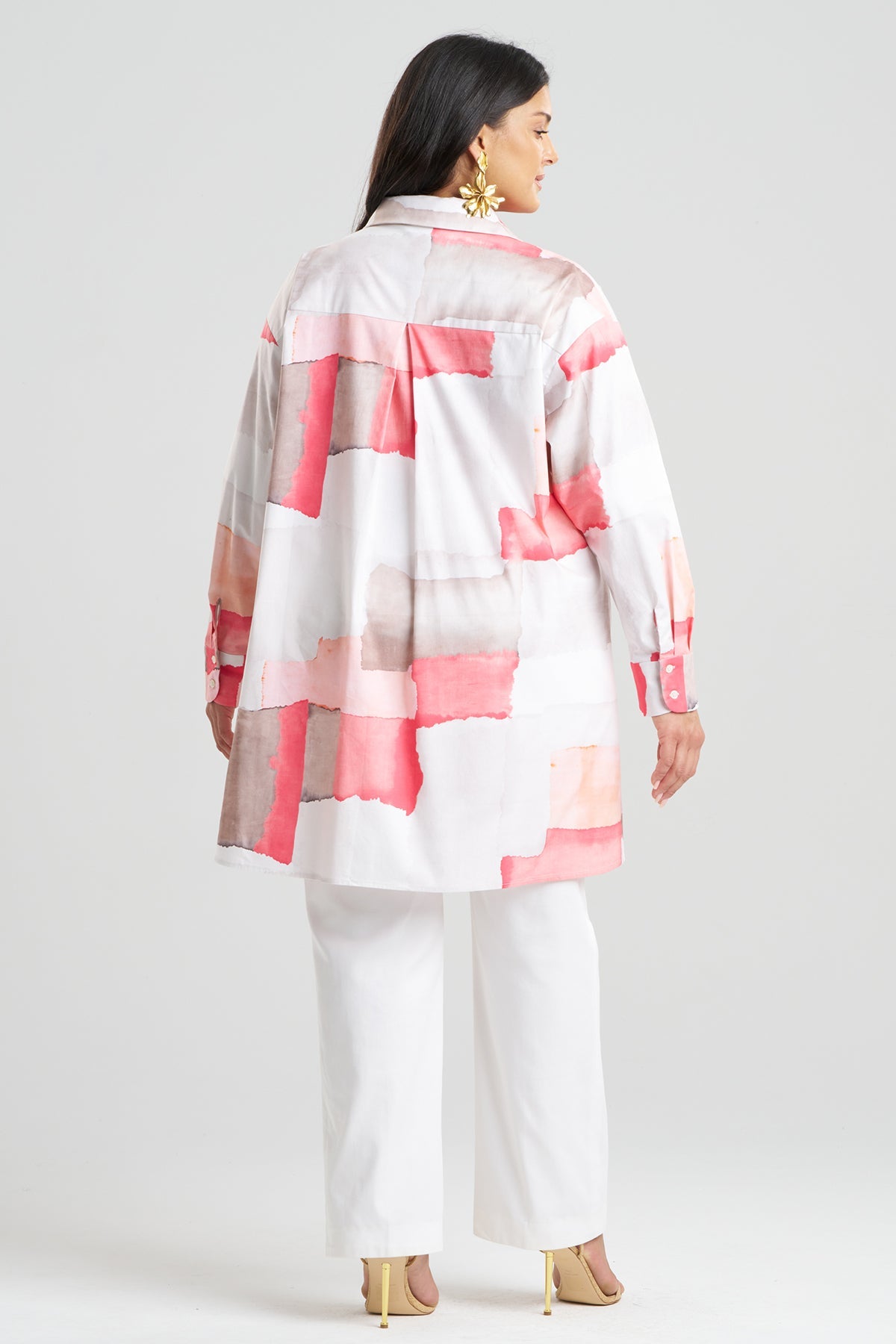 Natori Chiyo Cotton Oversized Shirt