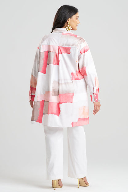 Natori Chiyo Cotton Oversized Shirt
