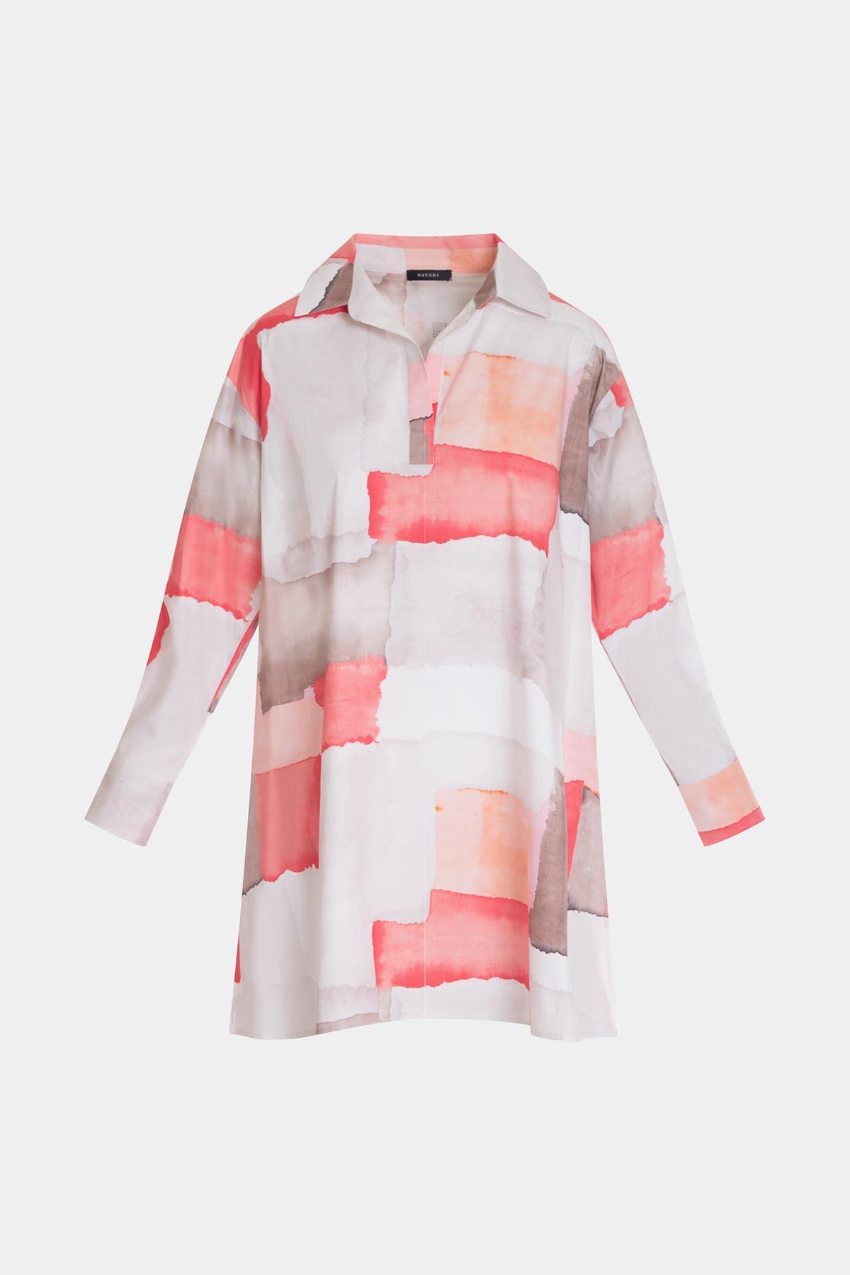 Natori Chiyo Cotton Oversized Shirt