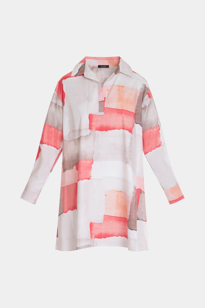 Natori Chiyo Cotton Oversized Shirt