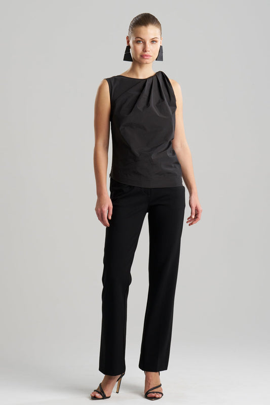 Natori Techno Poplin Origami Top
