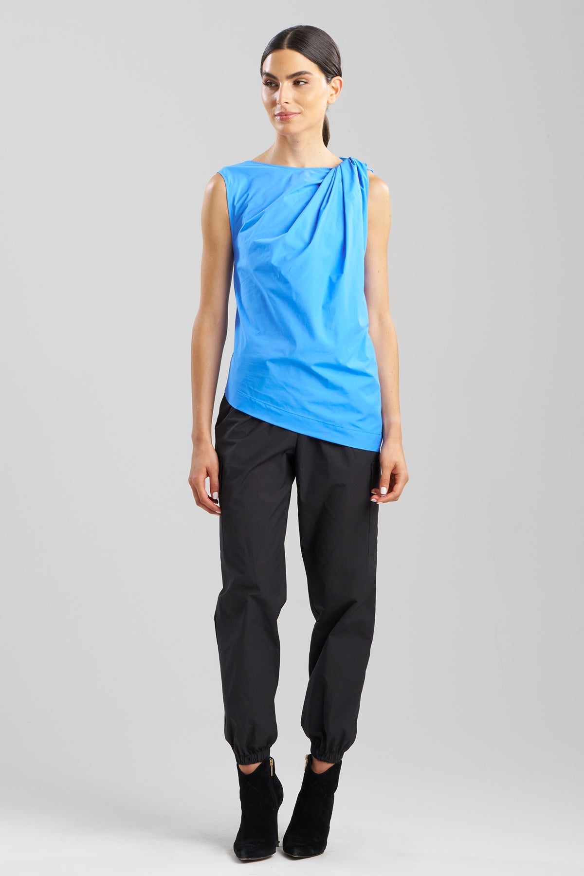 Natori Techno Poplin Origami Top