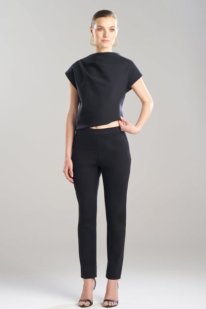 Natori Techno Crepe Side Zip Ankle Pants