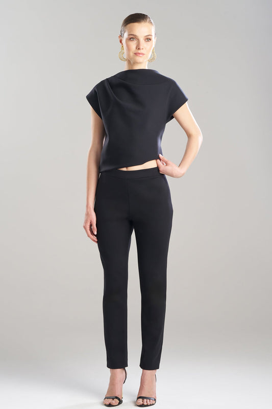 Natori Techno Crepe Side Zip Ankle Pants