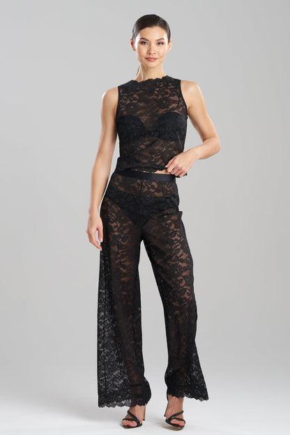 Natori Peony Allover Lace Pants