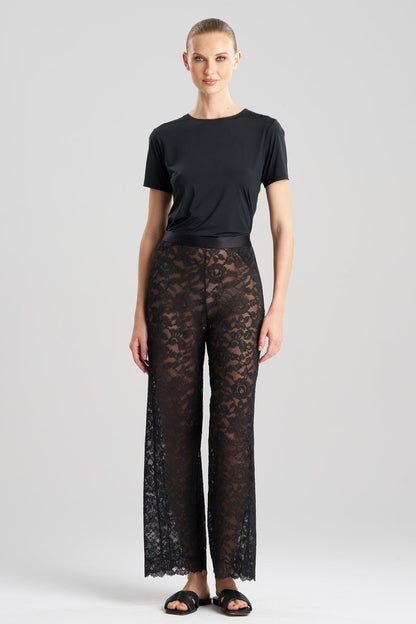 Natori Peony Allover Lace Pants