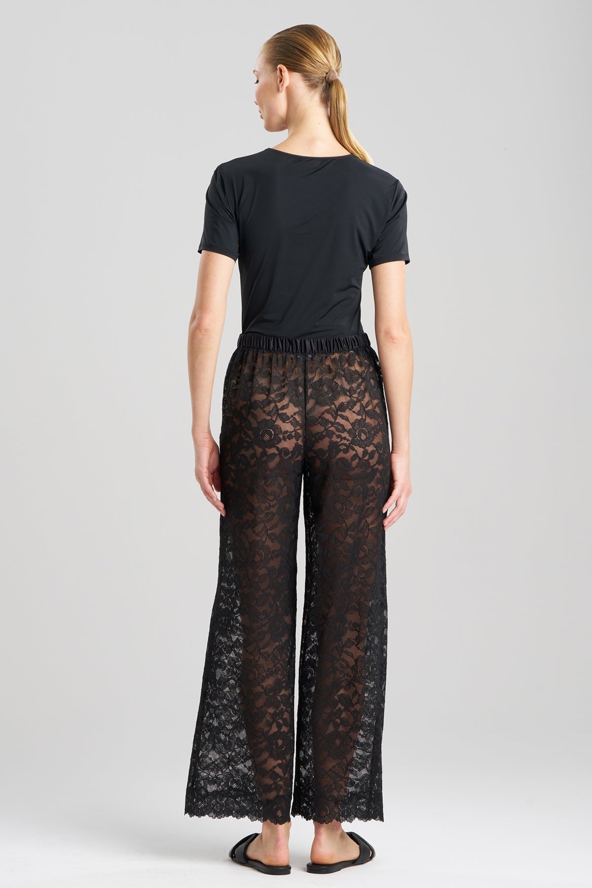 Natori Peony Allover Lace Pants