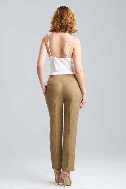 Natori Buy Linen Slim Pants in Chai Online