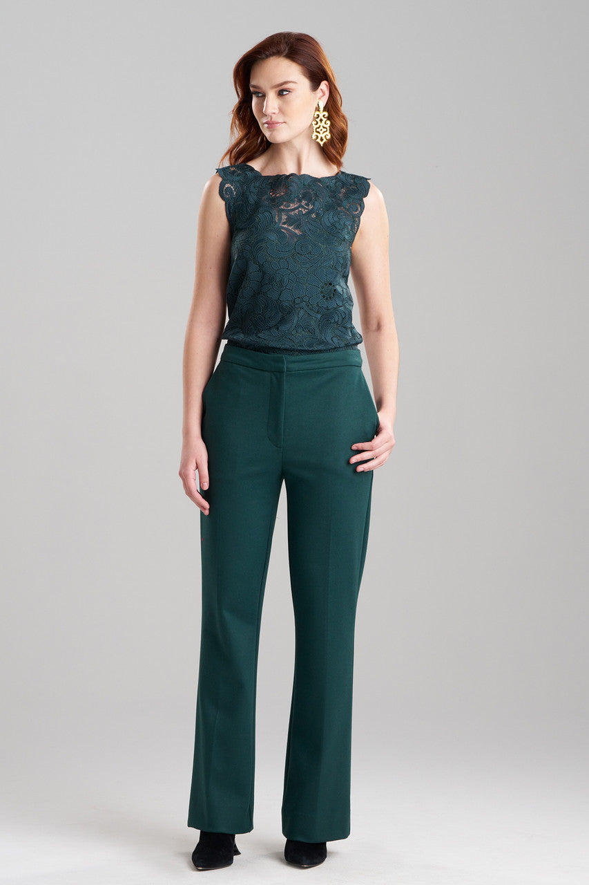 Natori Buy Double Jersey Trousers in Bottle Green Online