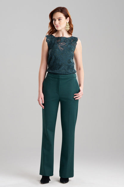 Natori Buy Double Jersey Trousers in Bottle Green Online