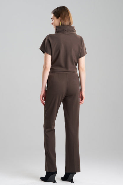 Natori Buy Compact Knit Trousers in Espresso Online