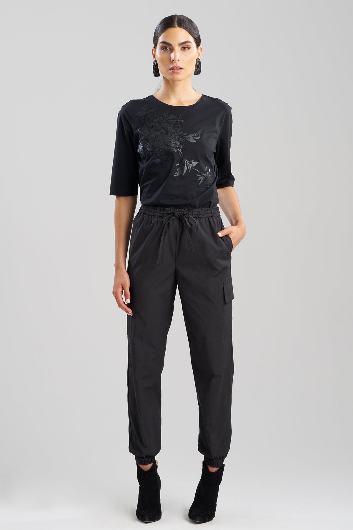 Natori Buy Tech Cotton Taffeta Cargo Joggers online