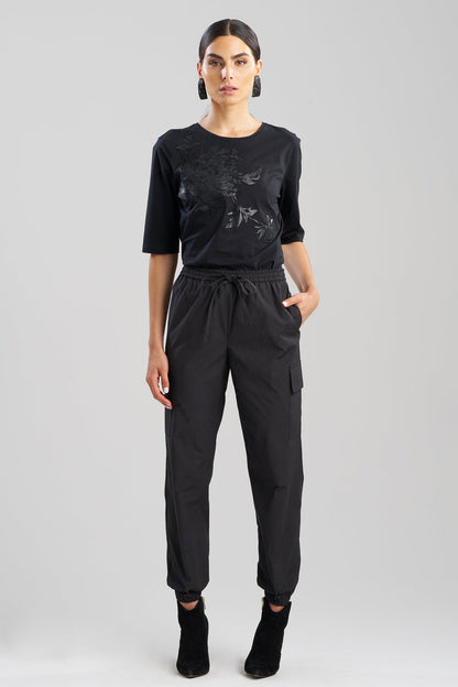 Natori Buy Tech Cotton Taffeta Cargo Joggers online