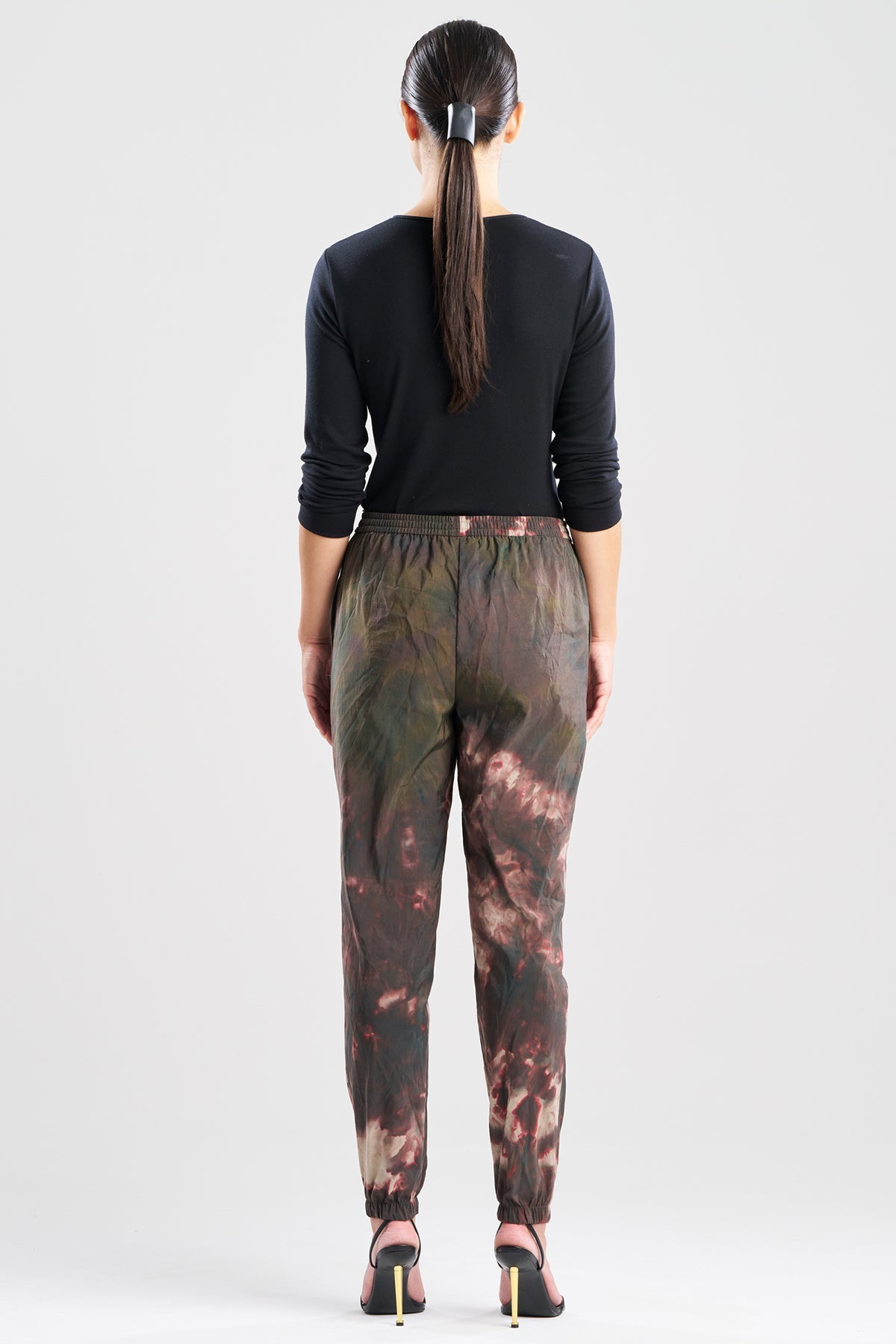 Natori Niji Tie Dye Taffeta Joggers