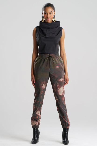 Natori Niji Tie Dye Taffeta Joggers