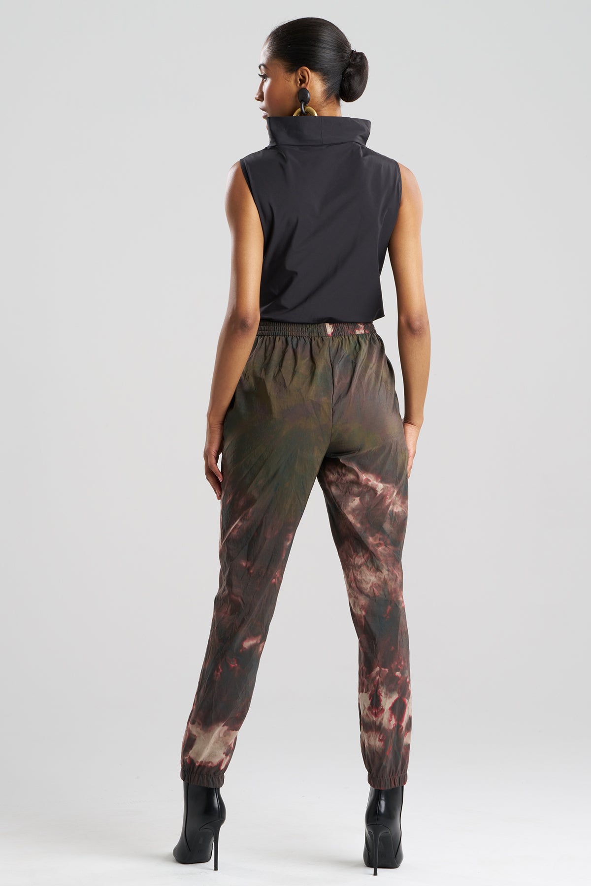 Natori Niji Tie Dye Taffeta Joggers