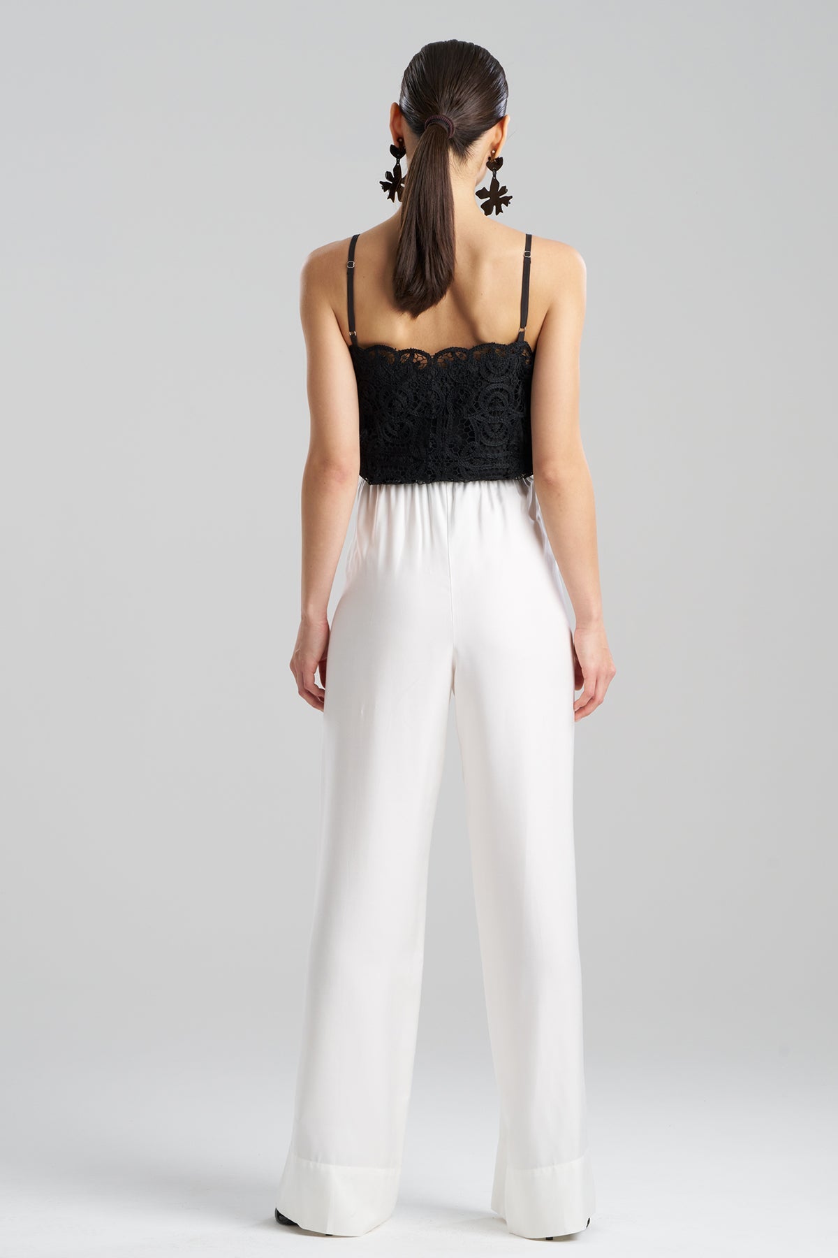 Natori Cotton Silk Twill Trousers