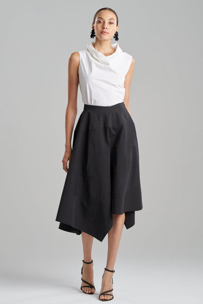Natori Tech Cotton Taffeta Origami Spiral Skirt