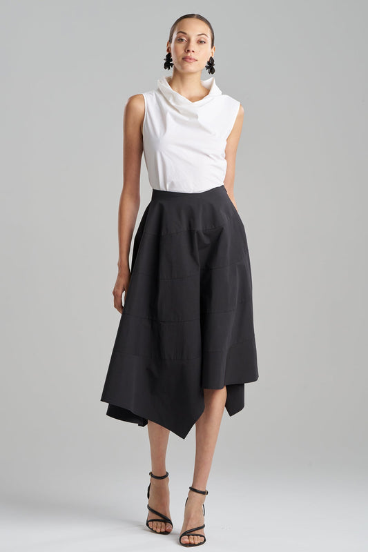 Natori Tech Cotton Taffeta Origami Spiral Skirt