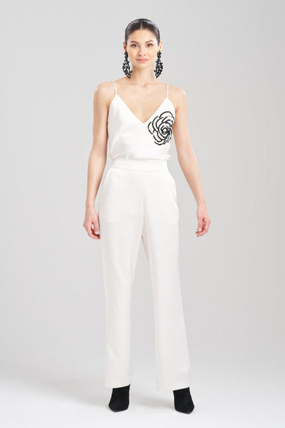 Natori Buy Luxe Charmeuse Pants in Warm White Online