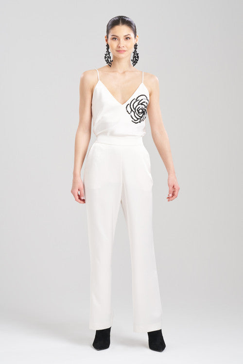Natori Buy Luxe Charmeuse Pants in Warm White Online