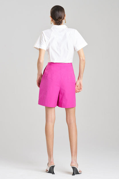 Natori Buy Tech Cotton Taffeta Shorts in Bright Berry Online
